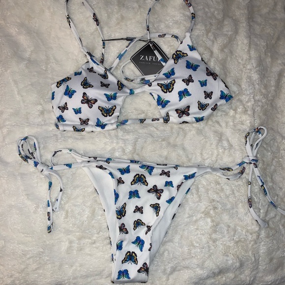 zaful butterfly bikini